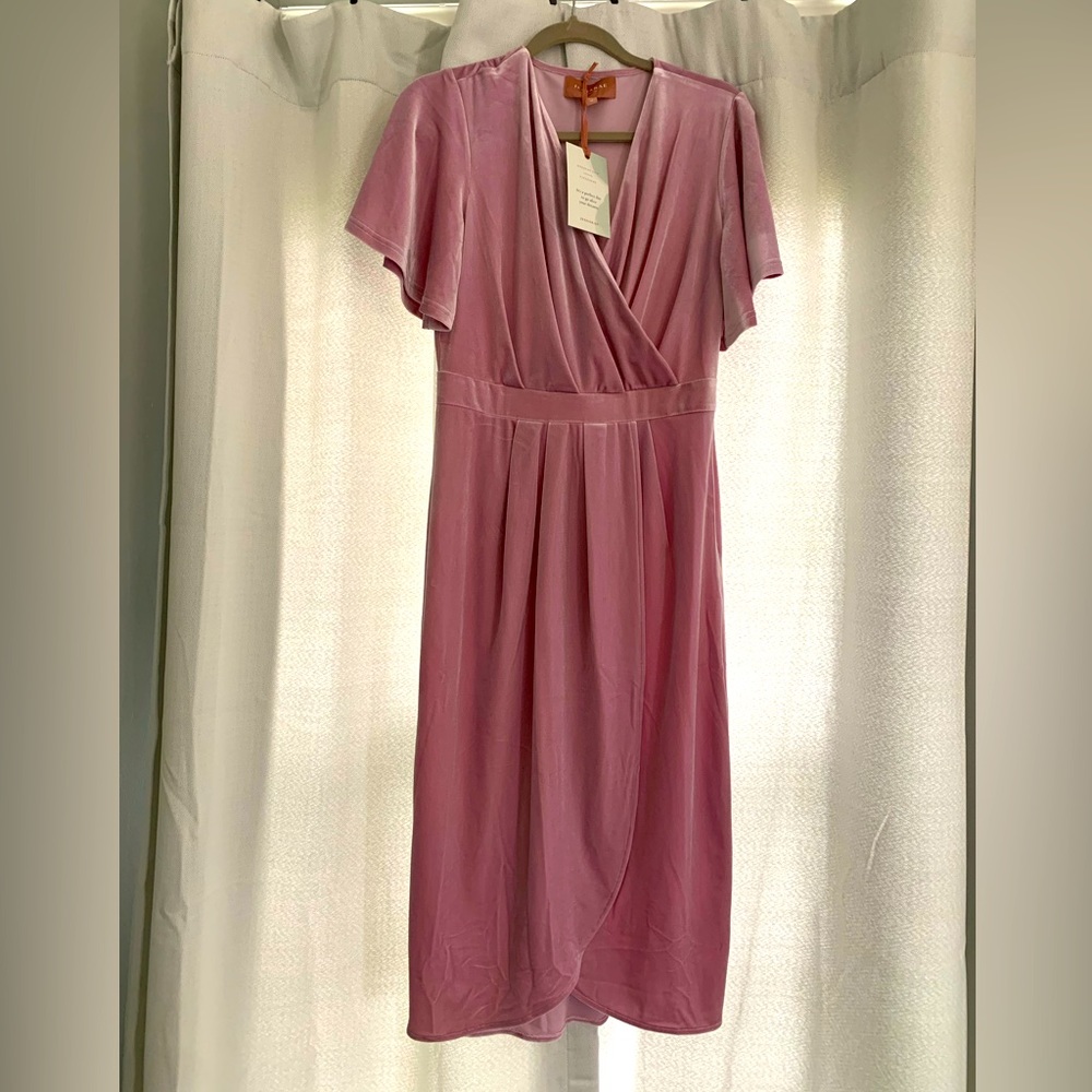 NWT JessaKae “Northward” Mauve dress